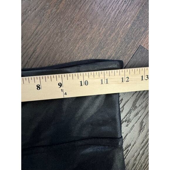 Spanx Faux Leather Leggings Body Shaping Casual High Rise Black Size S - Picture 3 of 8